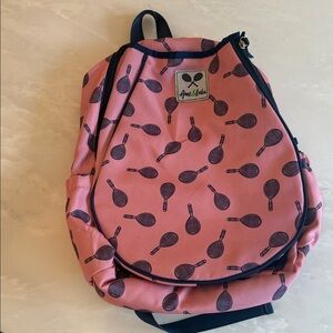 Pink Tennis Racket Backpack by Ame & Lulu
